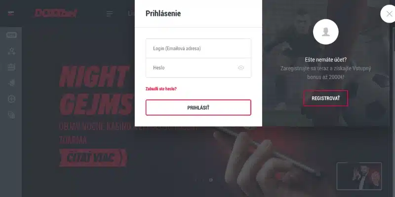 Ako na DOXXbet Prihlásenie