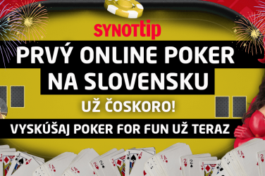 SynotTip poker: Prvý online poker konečne na Slovensku