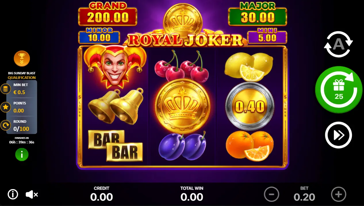 Royal Joker Hold and Win