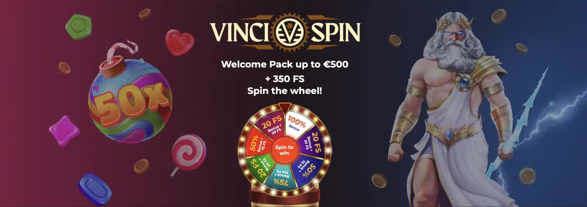 VinciSpin koleso šťastia