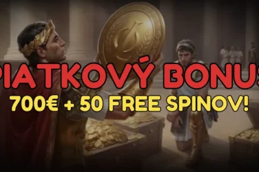 Piatkový bonus za dobitie v Legiano Casino - získajte až 700 € a 50 free spinov každý víkend!