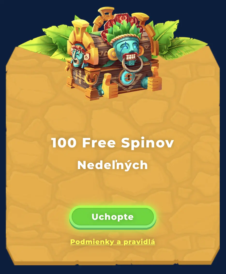Ako získaš 100 free spinov?