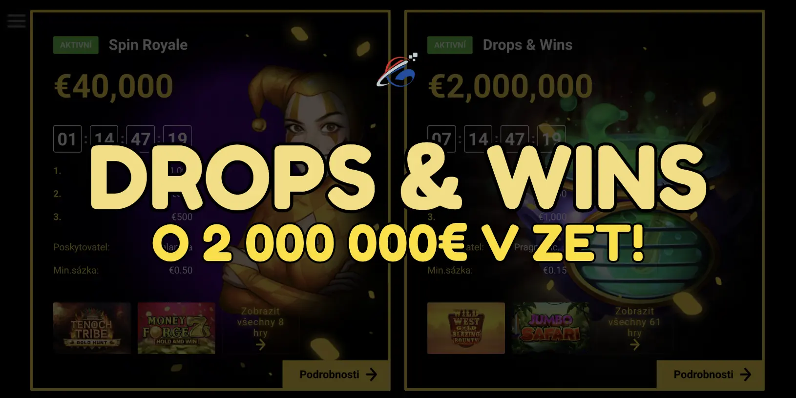 Drops & Wins v Zet Casino: Získaj podiel z 2 000 000 € už dnes!