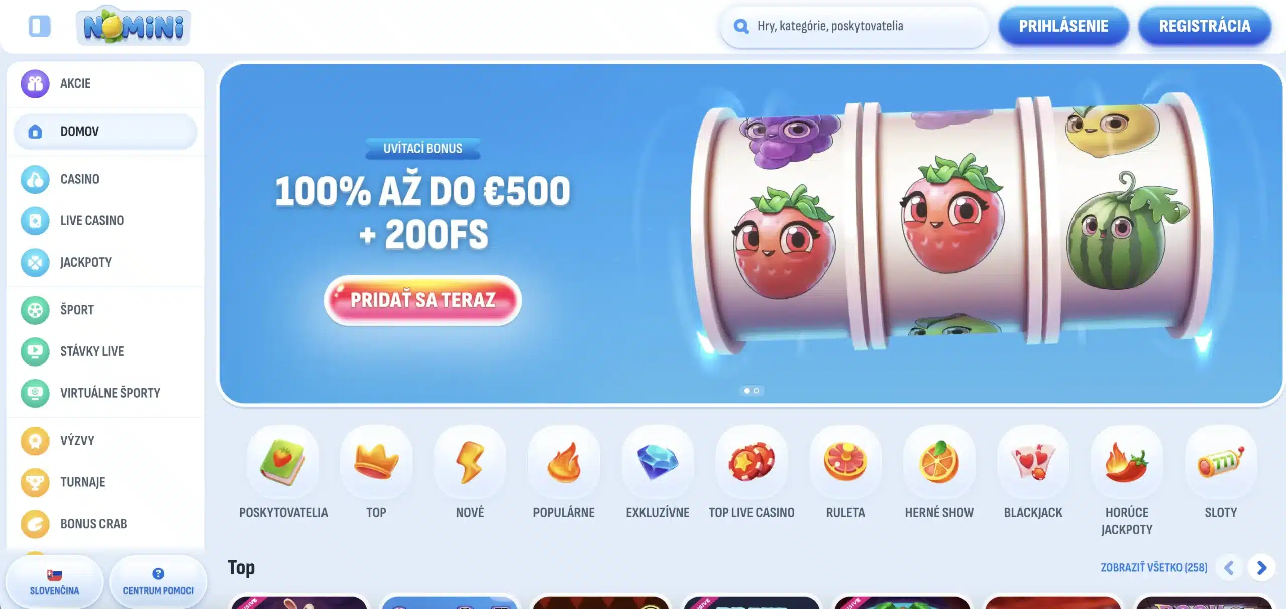 Nomini Casino – miesto, kde každý týždeň začína výhrou