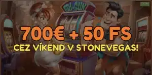 Zažite napínavé víkendy – Víkendový bonus v StoneVegas Casino do 700 EUR a 50 spinov!