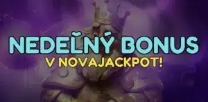 Nedeľný bonus v Novajackpot Casino – Získajte 25 % až do 200 EUR