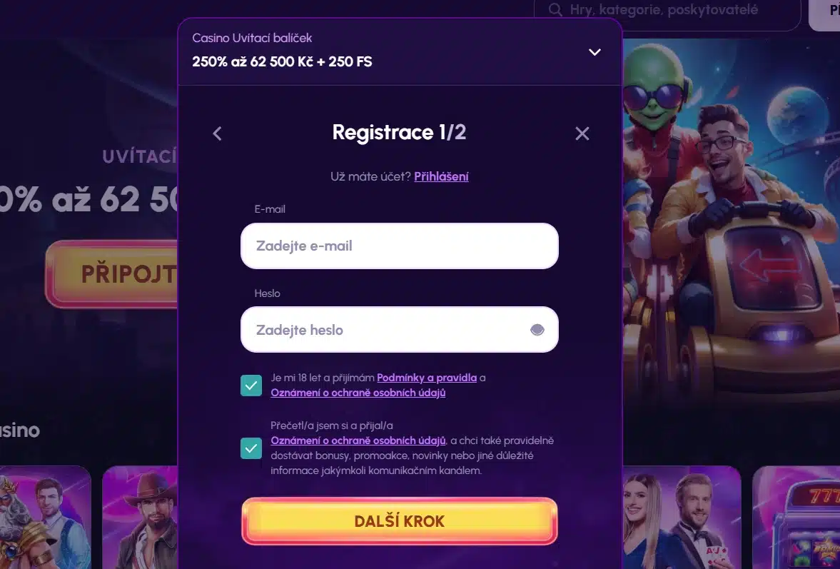 NovaJackpot registrácia