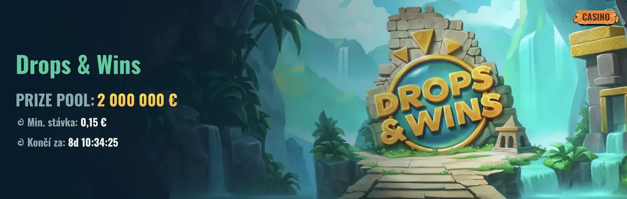 Spinanga Casino – Drops & Wins s prize poolom 2 000 000 €