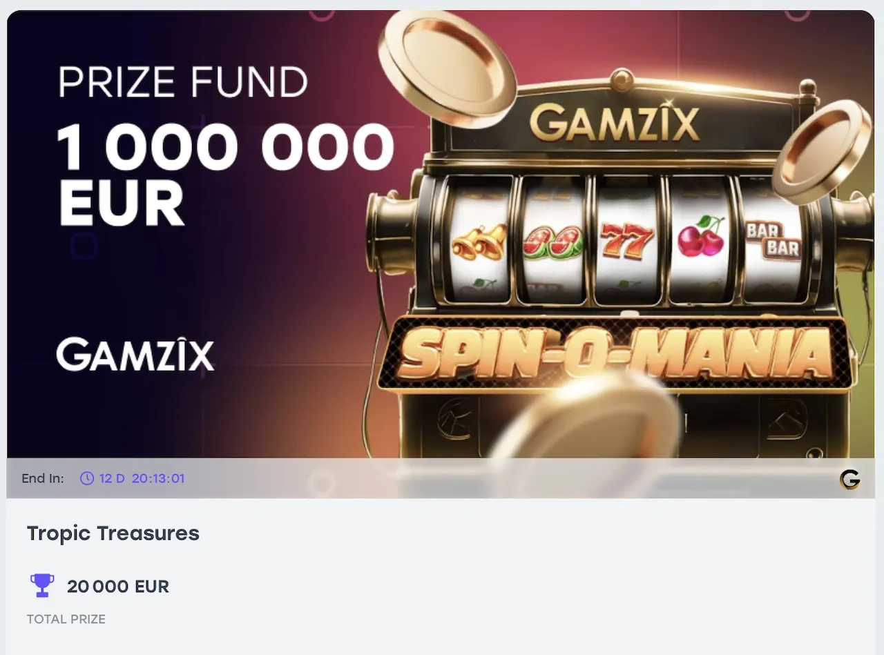 Weiss Casino – Tropic Treasures s prize poolom 75 000 €