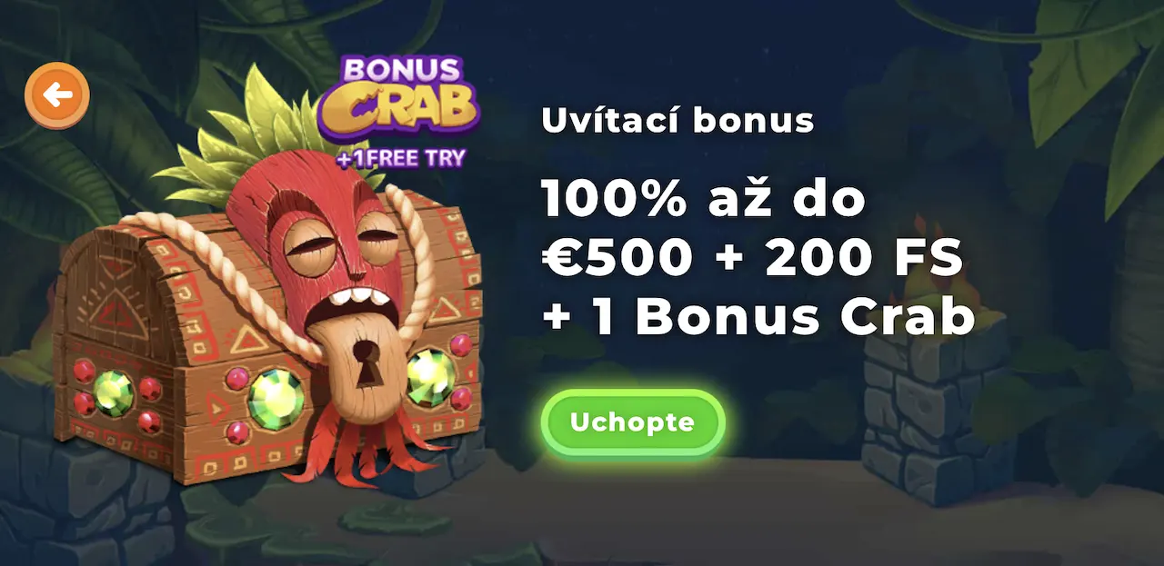 Wazamba Casino – 500 € + 200 FS + 1 Bonus Crab