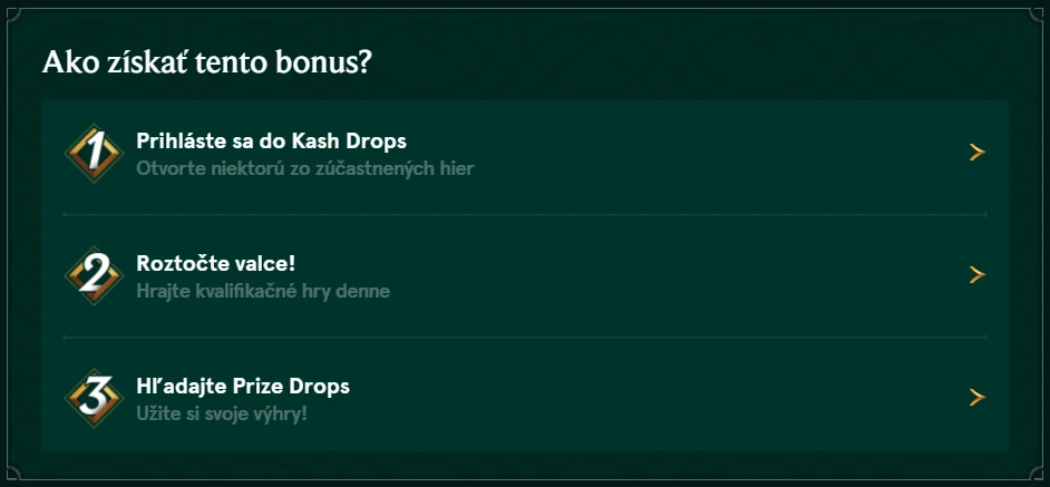 Ako hrať Kash Drops