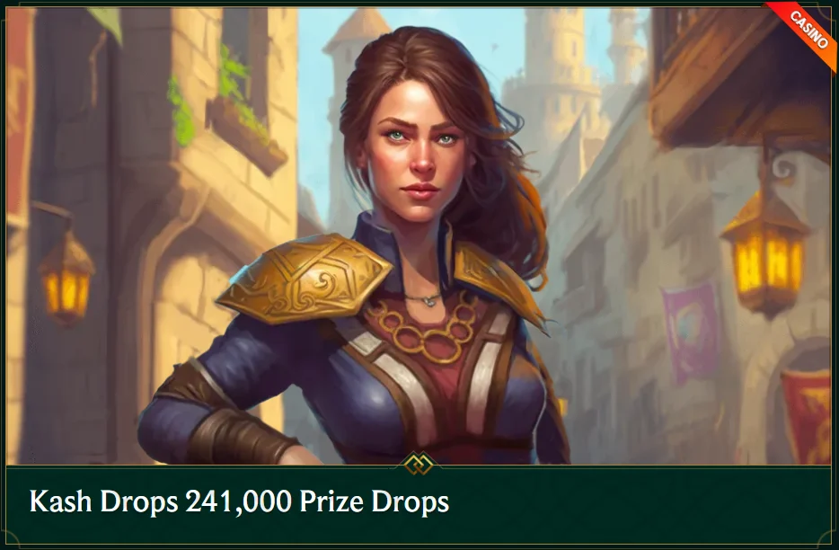 Kash Drops v Casinia Casino