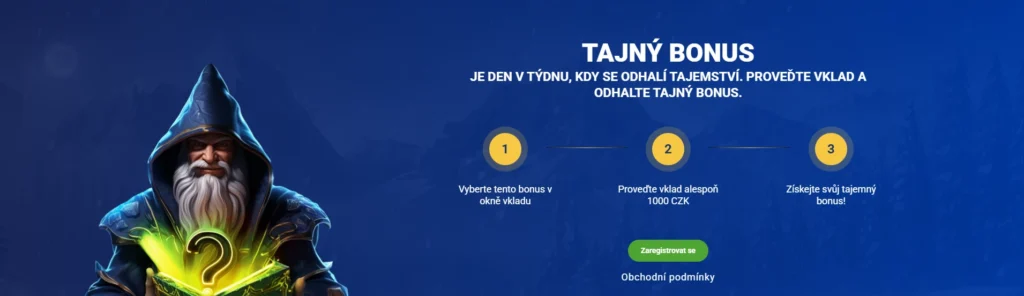 tajomný bonus 20bet casino