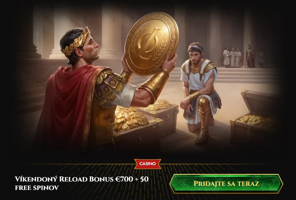 Víkendové odmeny Legiano casino