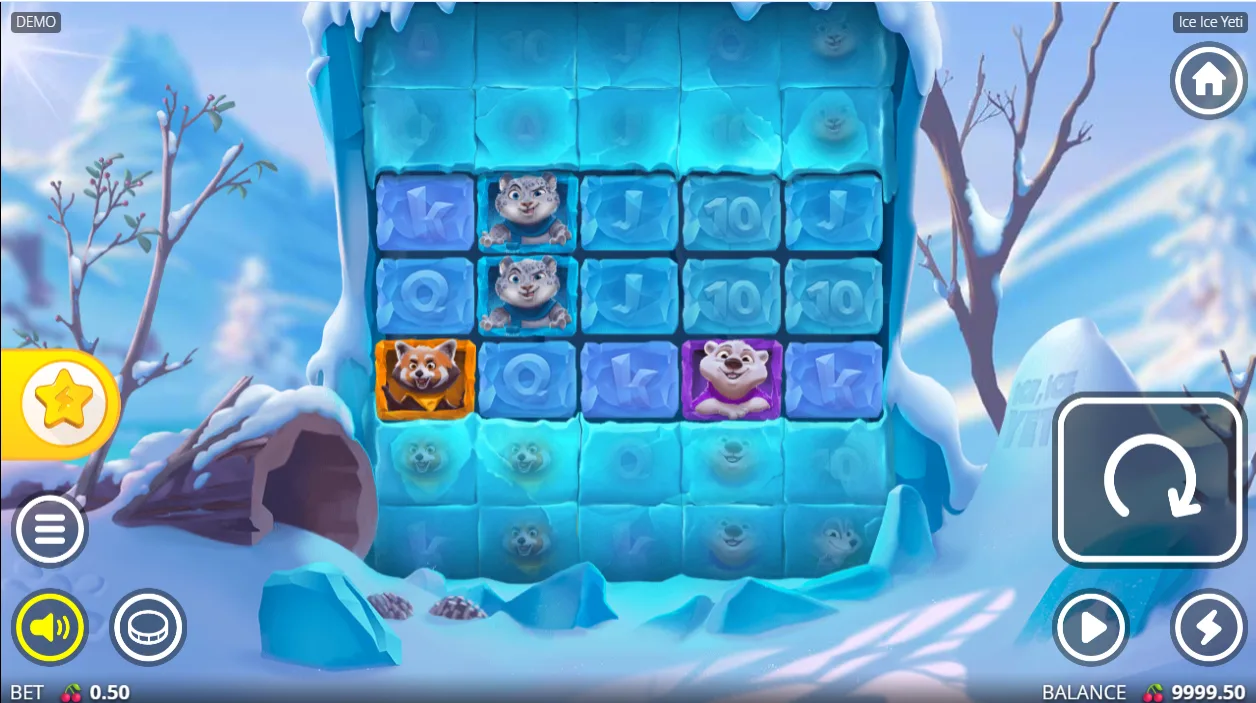 Zimná víchrica free spinov hra Ice Ice Yety