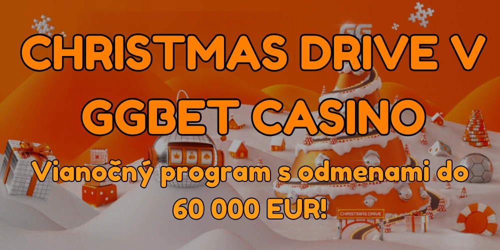 Christmas Drive v GGBet Casino: Vianočný program s odmenami v hodnote 60 000 EUR!