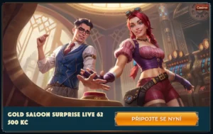 GOLD SALOON SURPRISE LIVE: Denné odmeny v živom kasíne do 2 500 EUR!